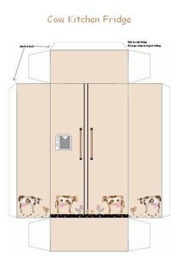 Развертка бумажного шкафа