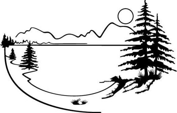 Векторная Графика пейзаж