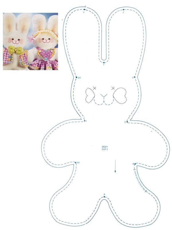 Лекало игрушек из ткани