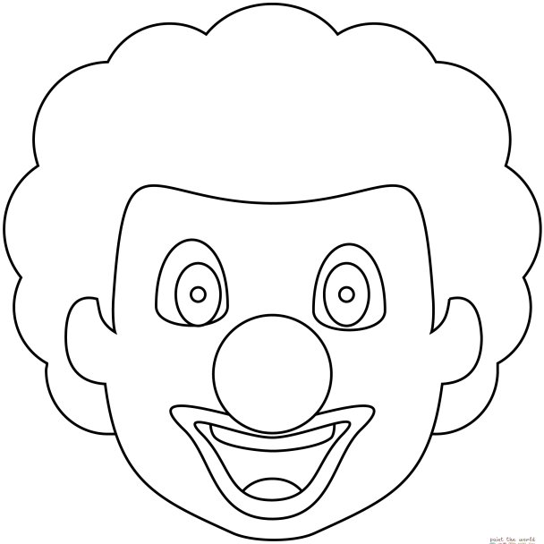 маска клоуна