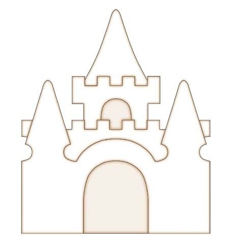 Замок трафарет