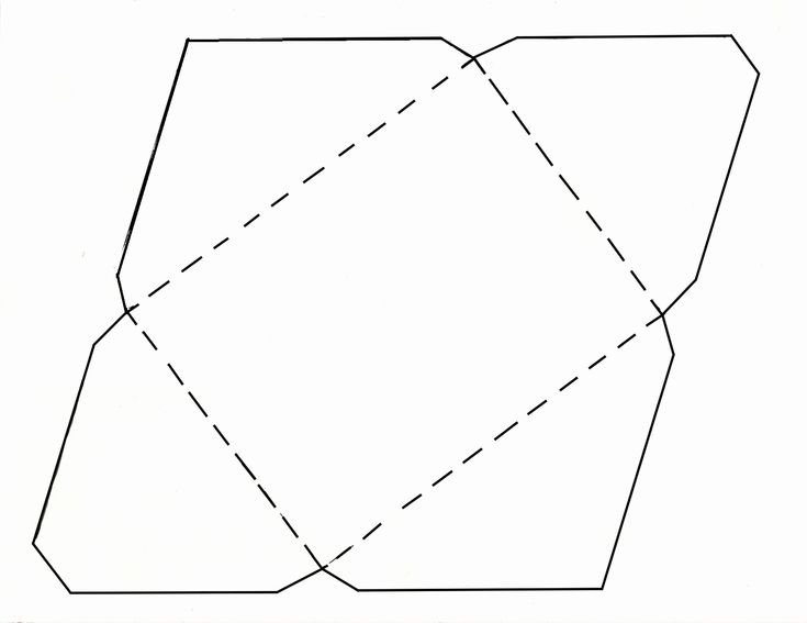 Развертка конверта