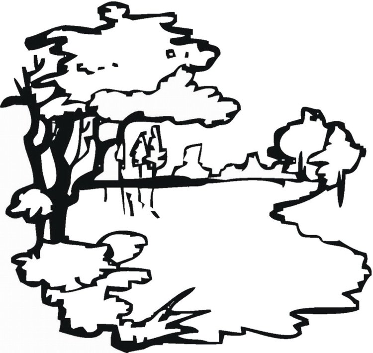 Раскраска природа для детей