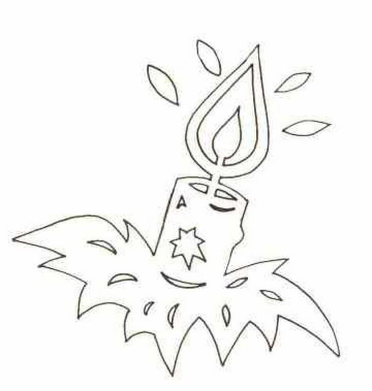 Вытынанки на окна новогодние