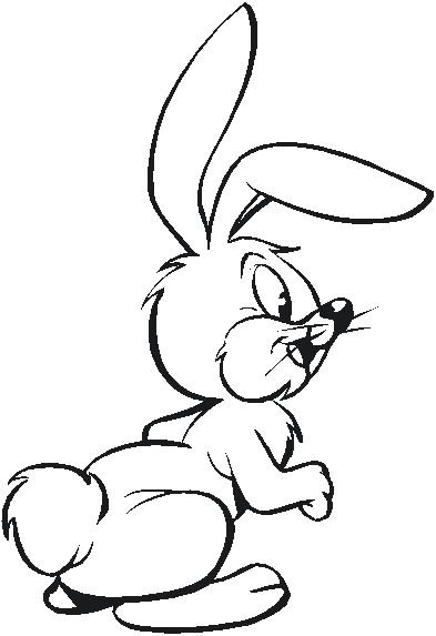 Зайчик рисунок для детей