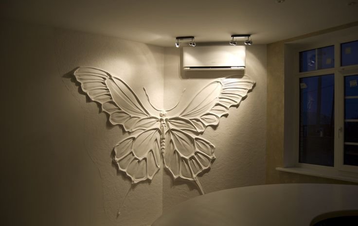 Настенный декор из гипса