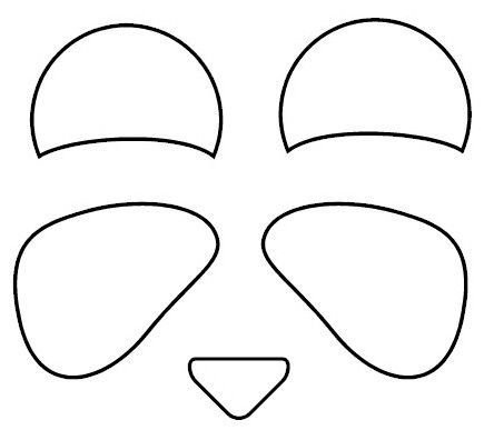 Нос трафарет