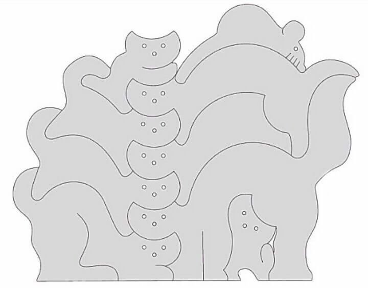 Выпиливание лобзиком из фанеры пазлы