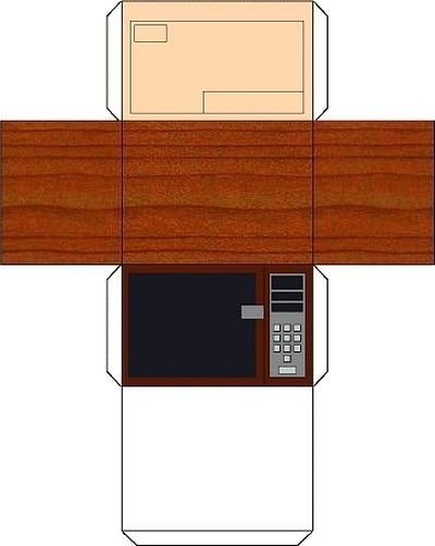 Развертка мебели для кукол