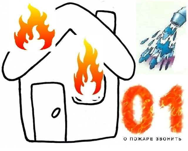 Рисунок на тему противопожарная безопасность