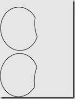 Трафарет ушек мышки