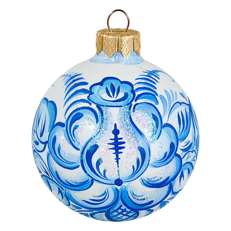 Новогодние шары Гжель