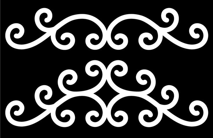 Орнаменты и узоры трафареты