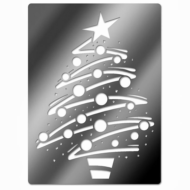 Трафарет "елка"