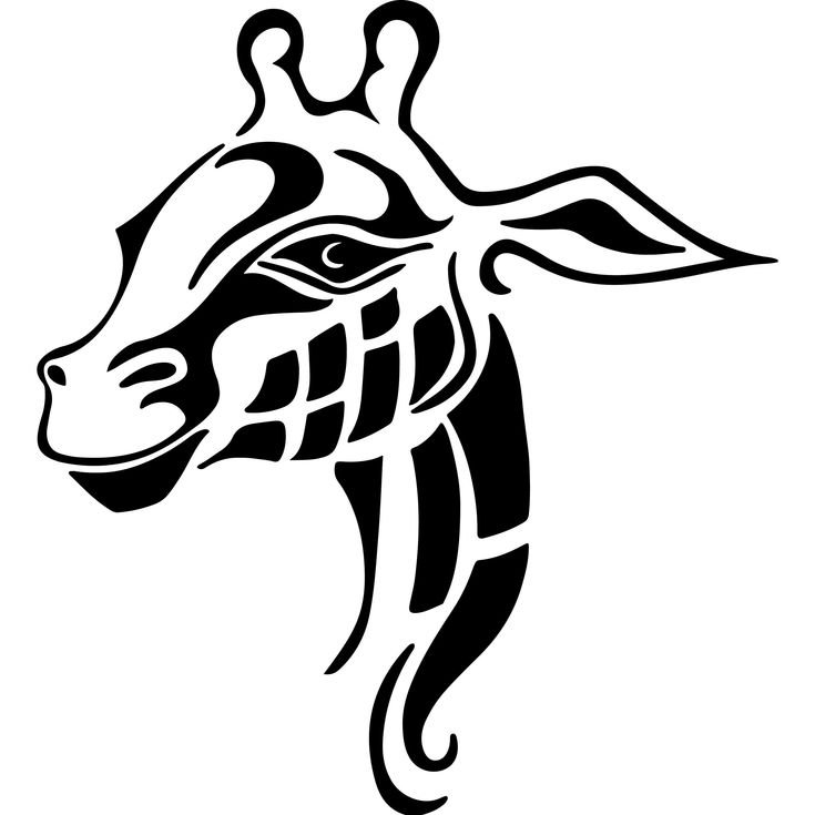 Стилизованные силуэты животных