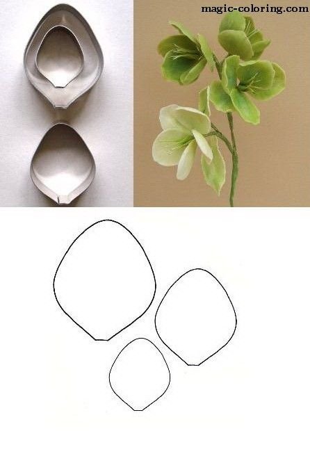 Лекало тюльпана из фоамирана