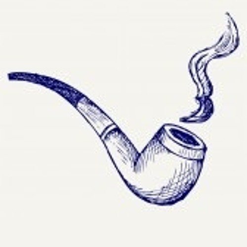 Курительная трубка с дымом