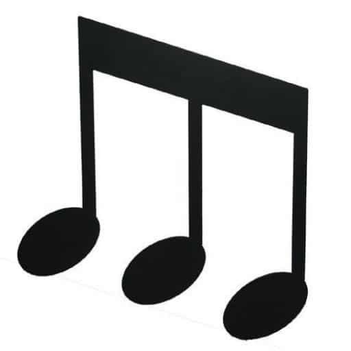 Ноты силуэт