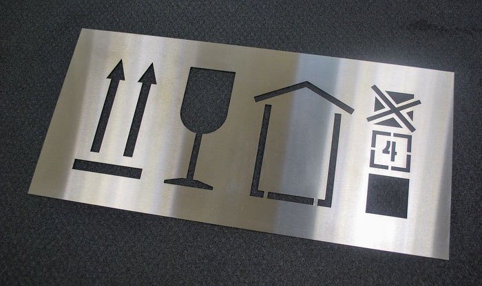 Трафарет для маркировки