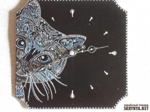 Точечная роспись часы