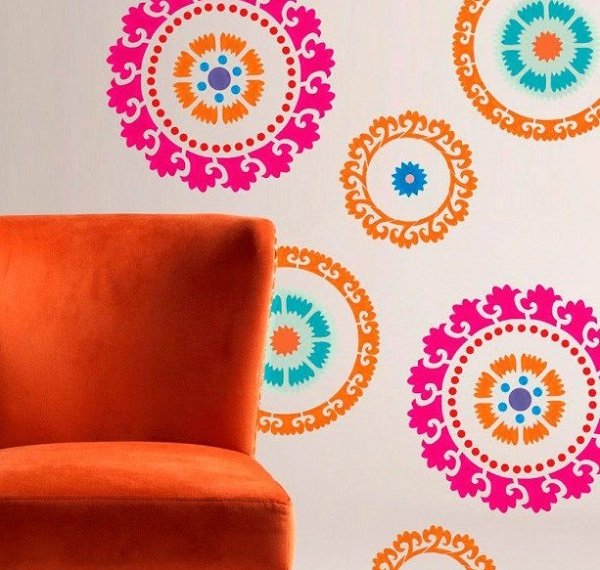 Трафареты для декора стен