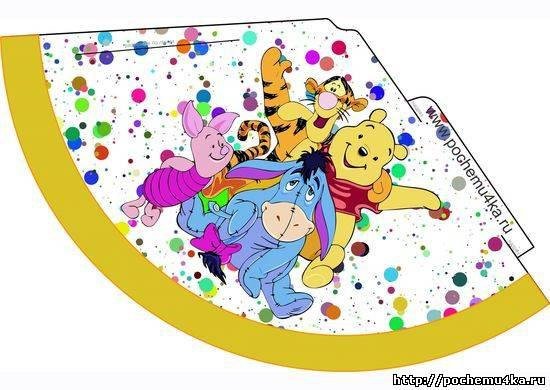 Колпак на день рождения шаблон