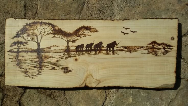 Узоры выжигателем по дереву