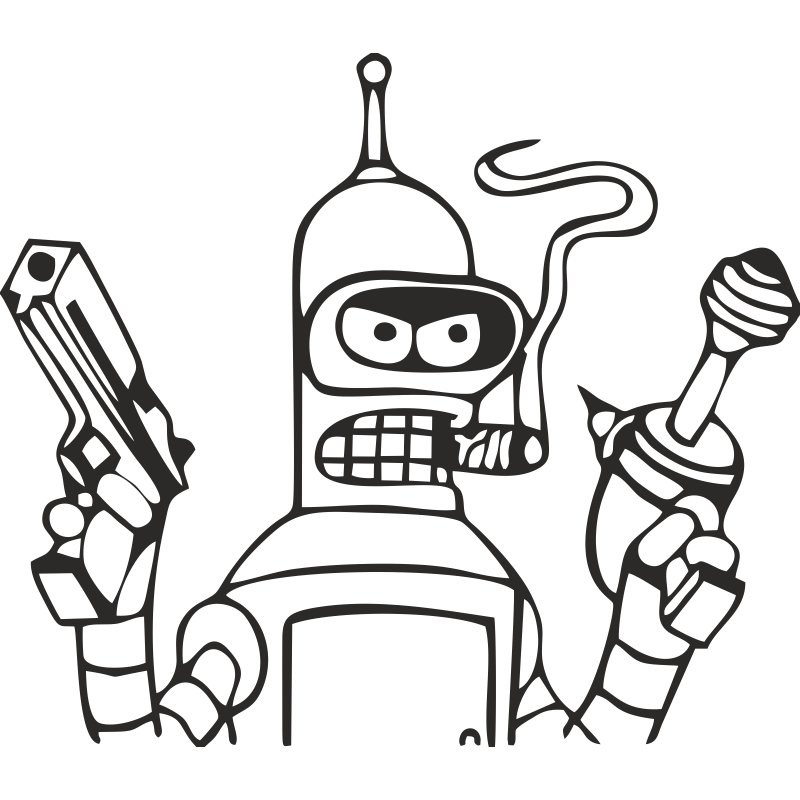 Робот Бендер вектор