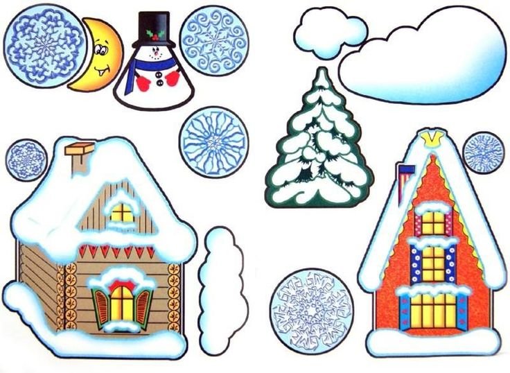 Аппликация домик