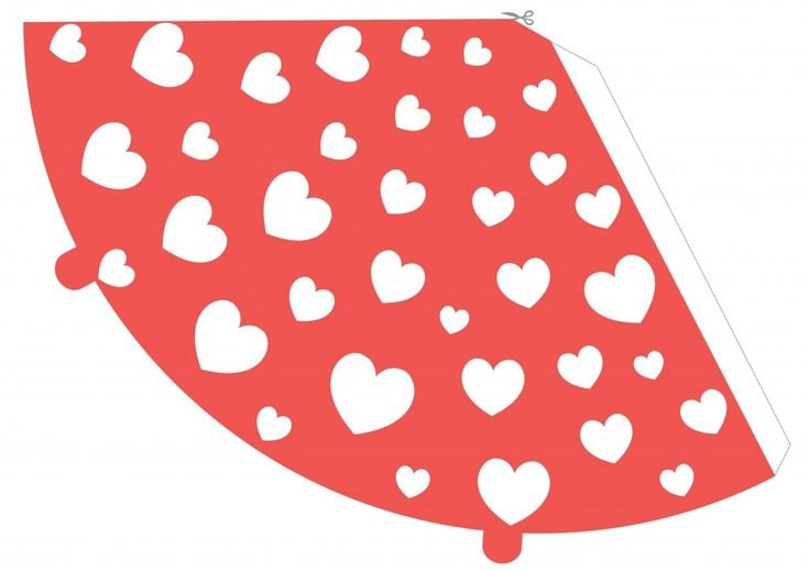 Колпак на день рождения шаблон