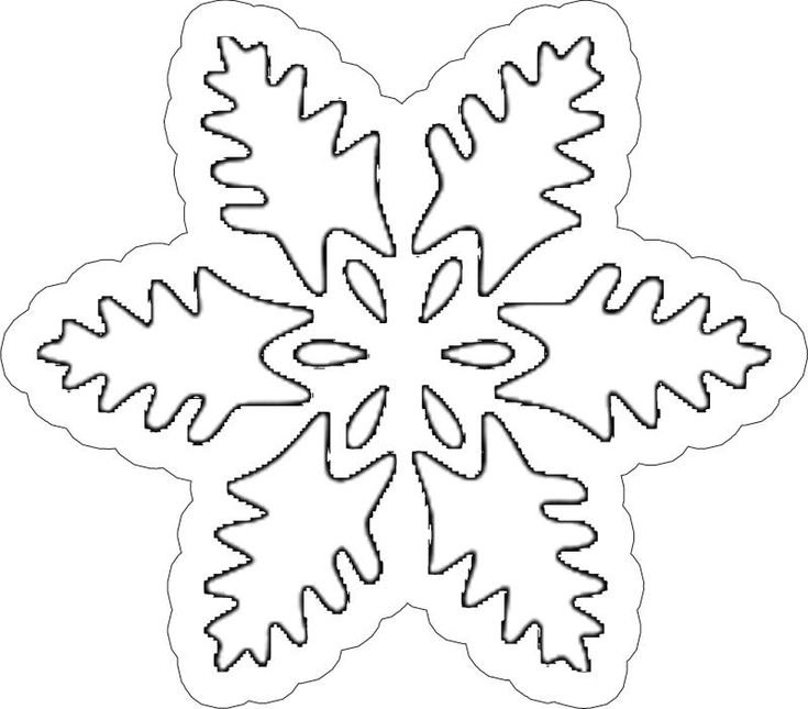 Снежинки на окна