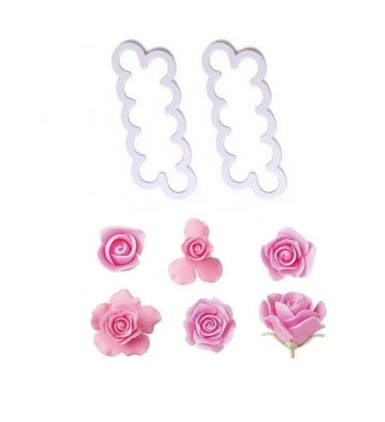 Вырубка для мастики цветок