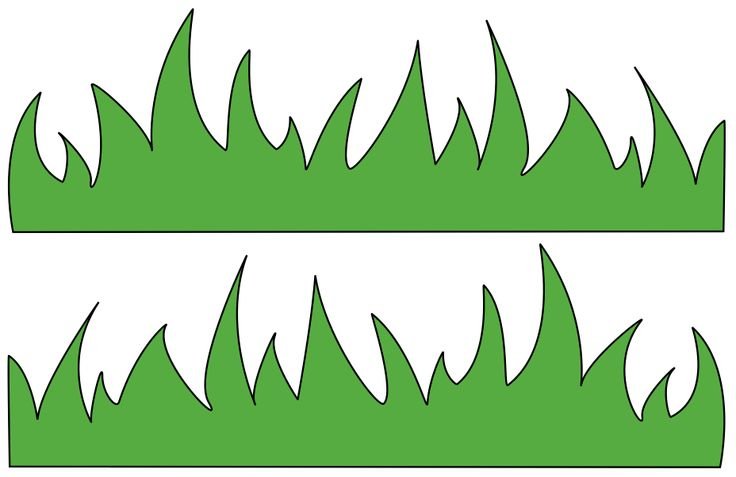 Трафарет травы
