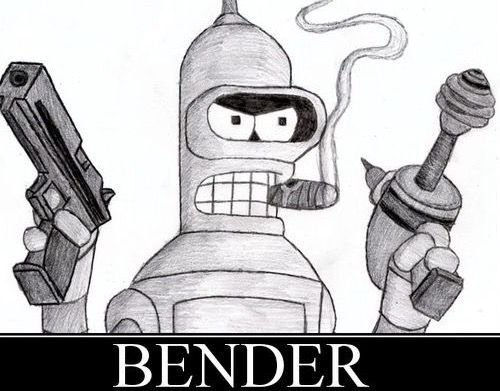 Робот Бендер из Футурамы