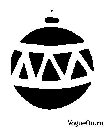 Трафареты для искусственного снега на окна