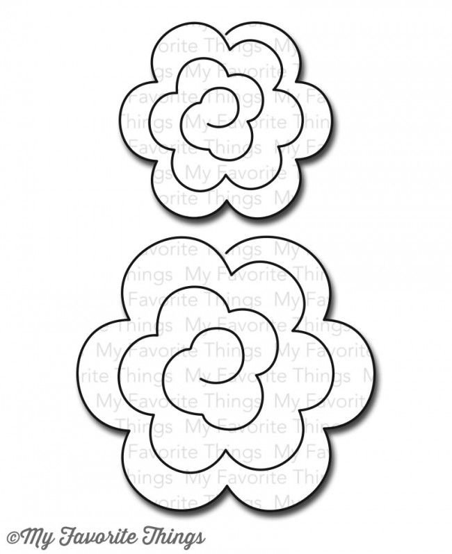 Трафарет для цветов из фетра