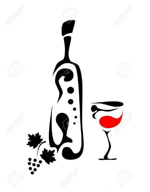 Стилизованный бокал