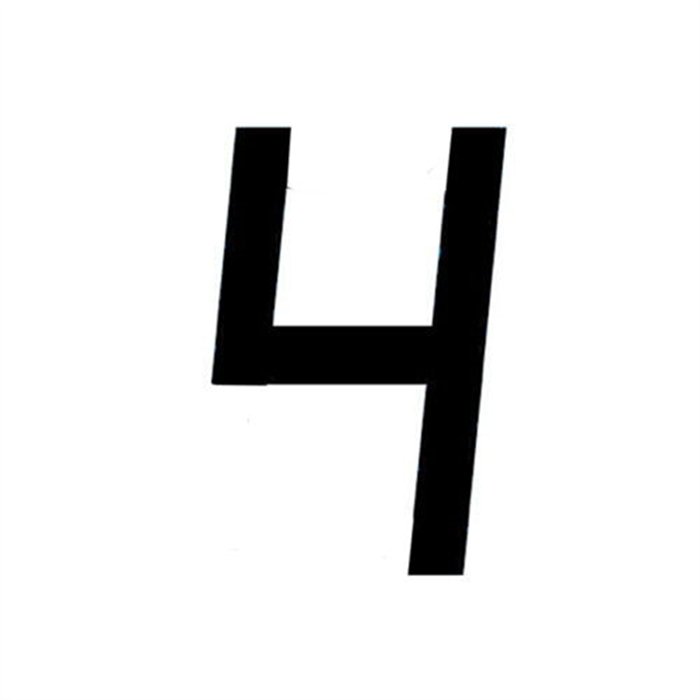 Печатная цифра 4