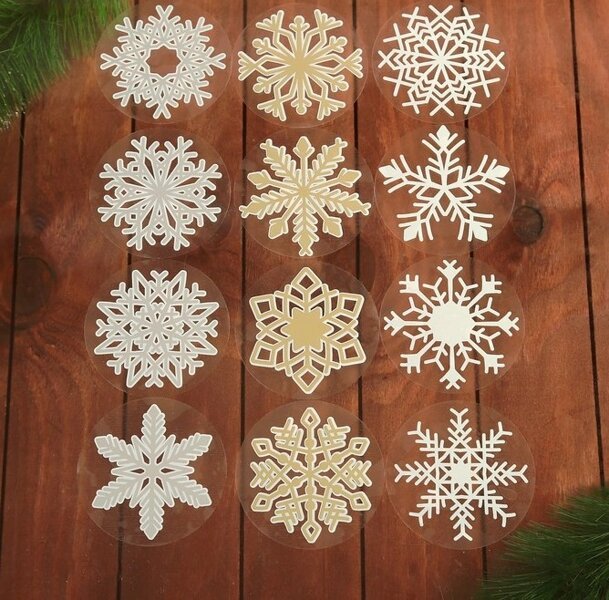 Снежинки декор