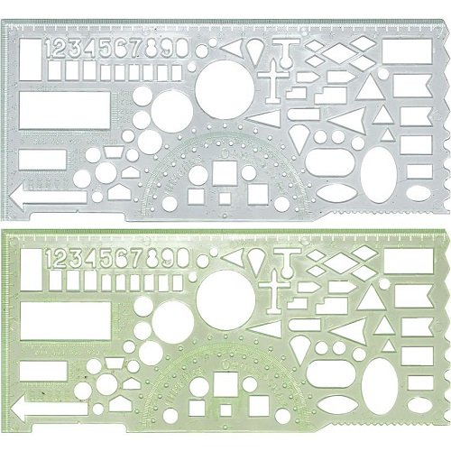 Офицерская пластиковая линейка