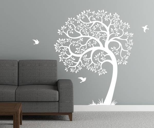 Интерьерная наклейка на стену дерево