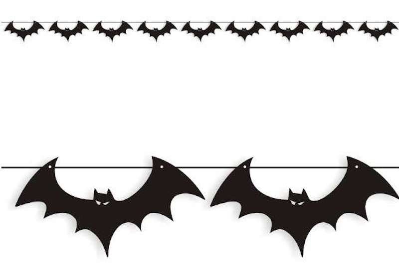 Гирлянда из летучих мышей на Хэллоуин