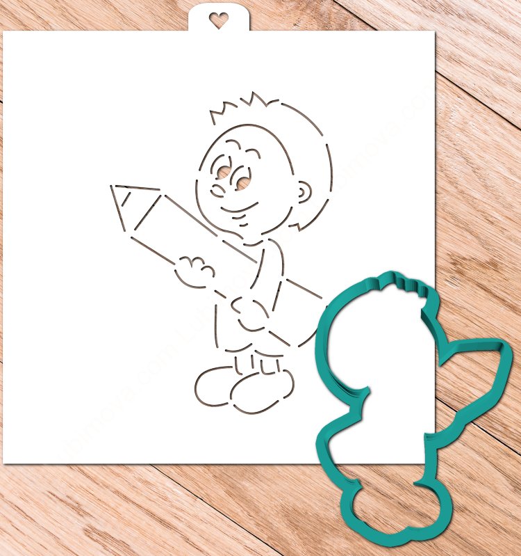 Трафарет для пряников для мальчика