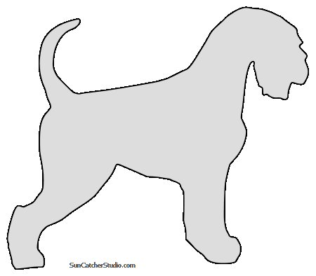 Трафареты собаки