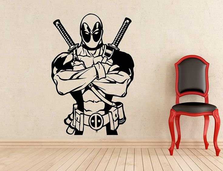 Наклейки на стену Супергерои