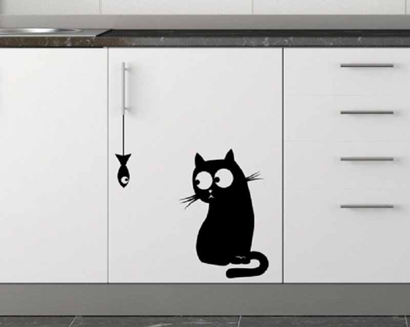Интерьерная наклейка кошки