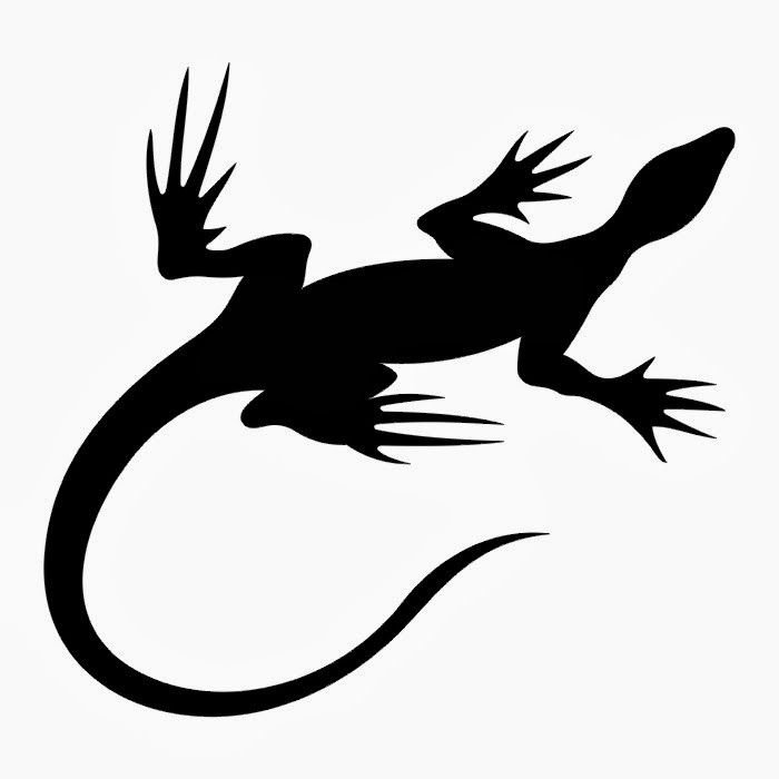 Тату ящерица