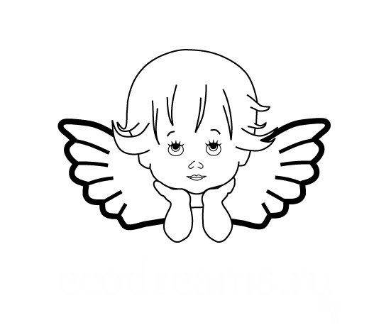 Ангел нарисовать