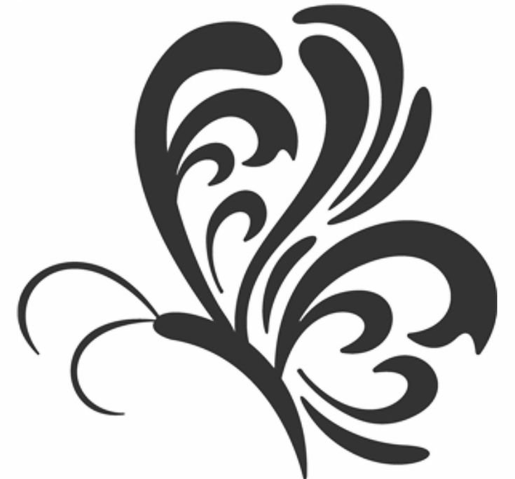 Трафареты узоры для декора