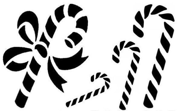 Трафарет для рисования на стекле зубной пастой